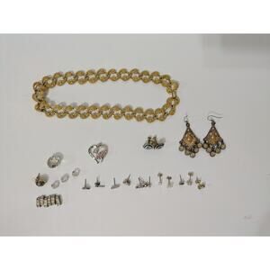 Earrings‎ Necklace & Pendant LOT of Vintage